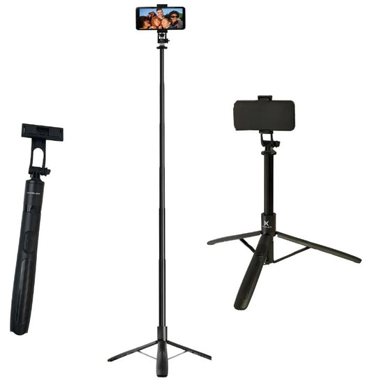 📸 Trípode Selfie Stick Bluetooth 1.56 m