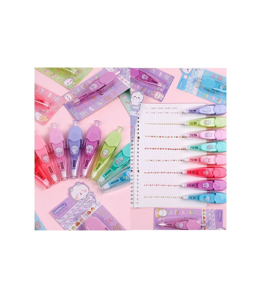 Pack Decorativo de Cintas Kawaii – Rollers de Colores para Escritura y Manualidades 🐻✨