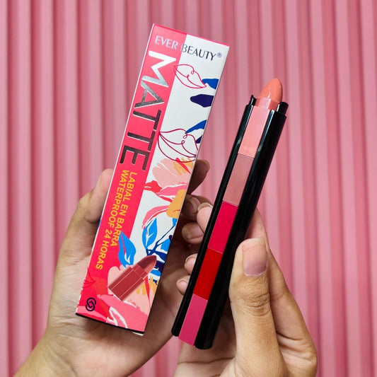 Labial en Barra 5 en 1 Hidratante y Multifuncional – Colores Combinados 💋