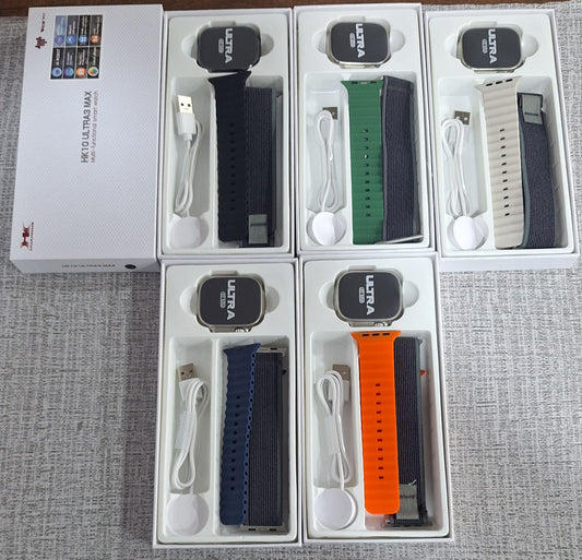 SMARTWATCH HK10 ULTRA 3 MAX (NEGRO CON CORREA NEGRA)