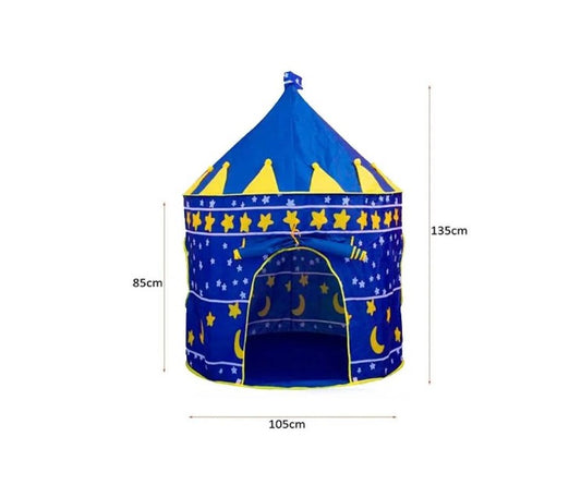Carpa Armable Modelo Castillo Azul para Niños