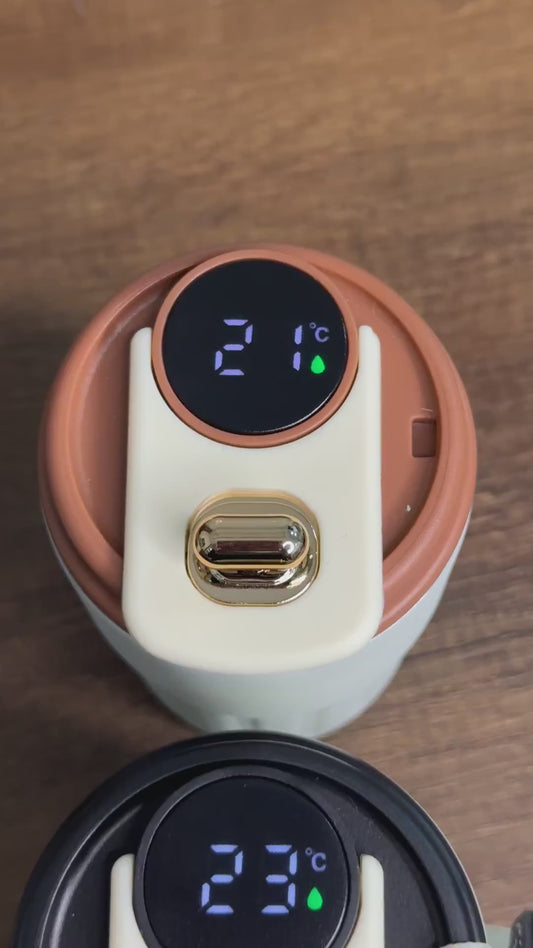 🔵 TERMO DE CAFÉ INTELIGENTE – COLOR AZUL